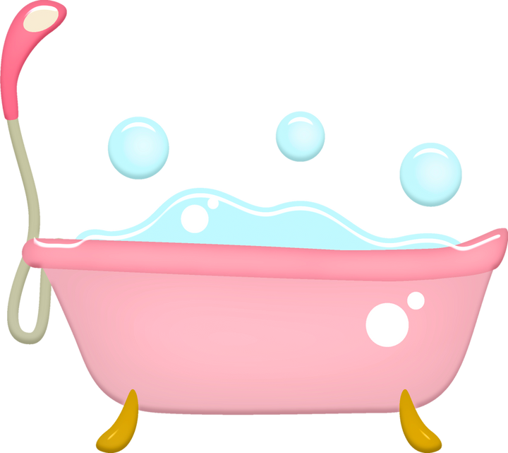 Pink Bathtub Icon  